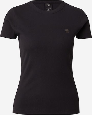 melns G-STAR T-Krekls: no priekšpuses