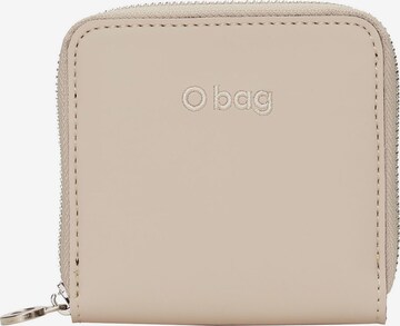 O bag Brieftasche In Widerstandsfähiges, Flexibles, Wasserdichtes Schaumkunststoffmaterial Komplett Mit Reißverschluss Aus Gummiertem Stoff O half wally in Beige: Vorderseite