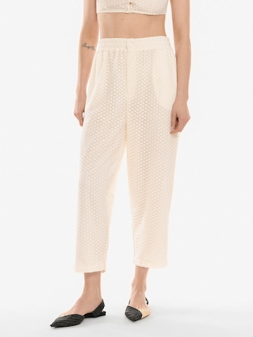 4TAILORS Barrel Byxa 'On Call' i beige: framsida