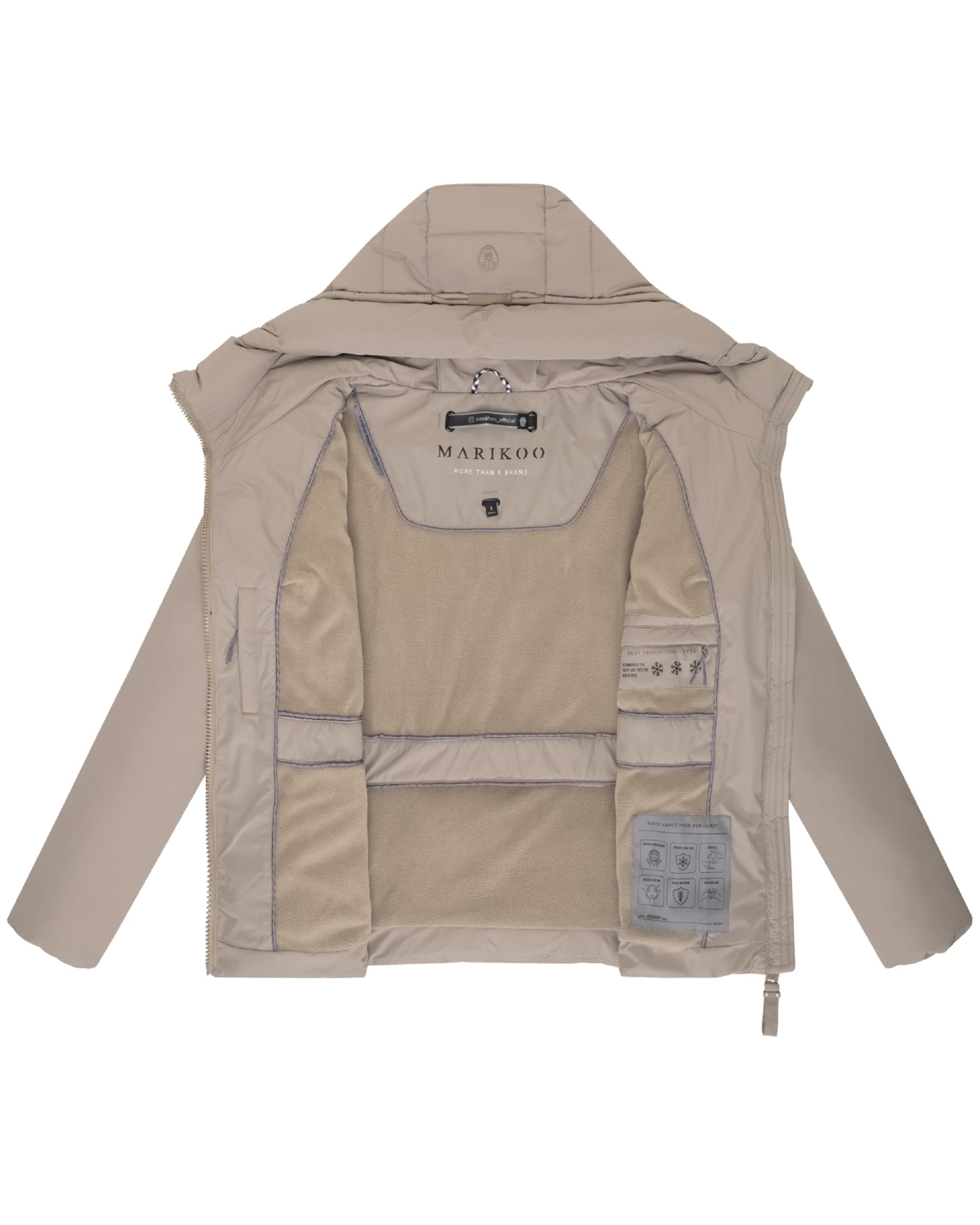 MARIKOO Vinterjacka 'Himee 16' i brun