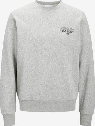 JACK & JONES Sweatshirt 'JJMAKOTO' in Grey: front
