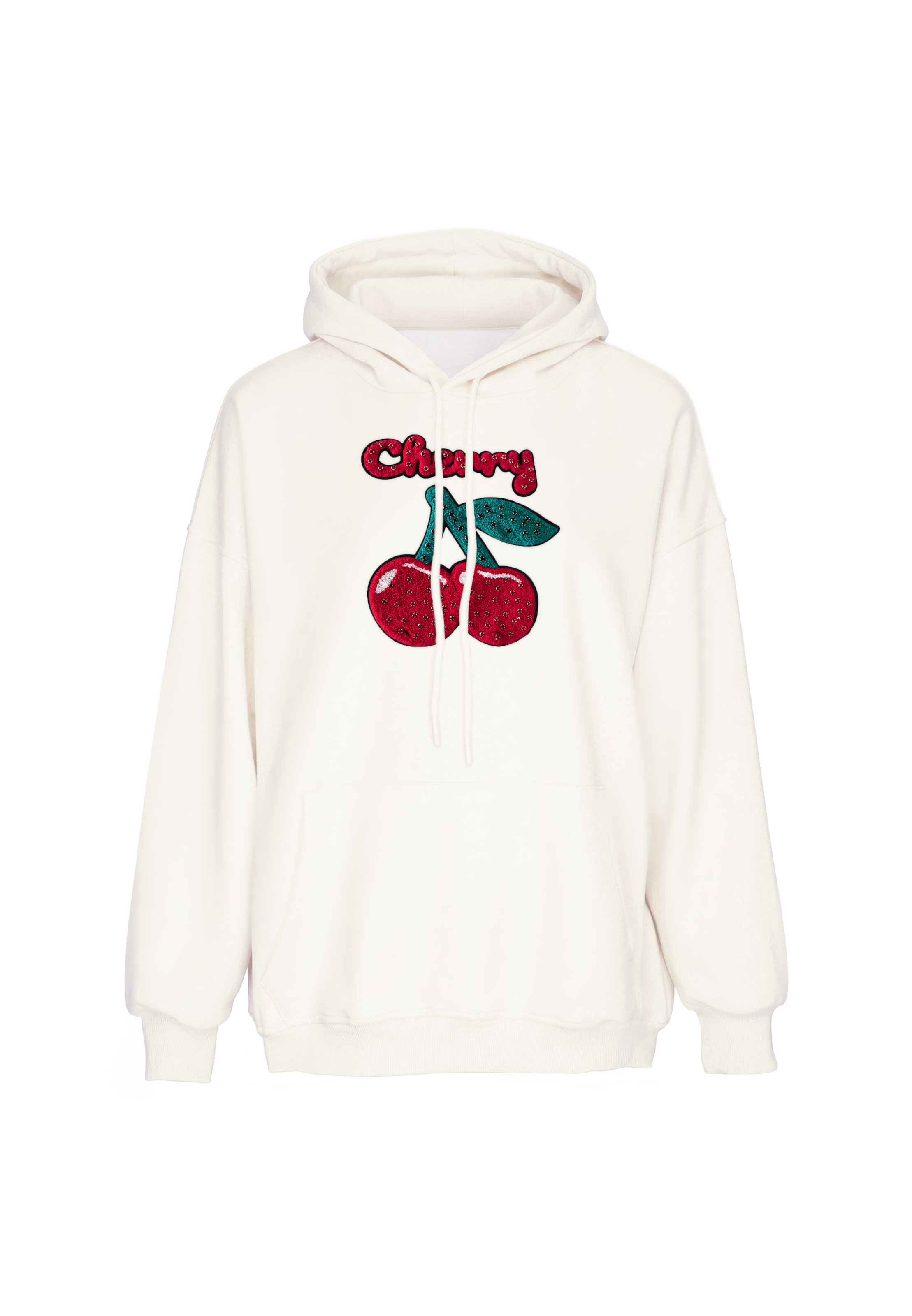 Sweat-shirt MYMO en blanc : devant