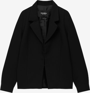 Blazer Pull&Bear en noir : devant