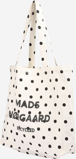 MADS NORGAARD COPENHAGEN Shopper torba u crna / bijela, Pregled proizvoda