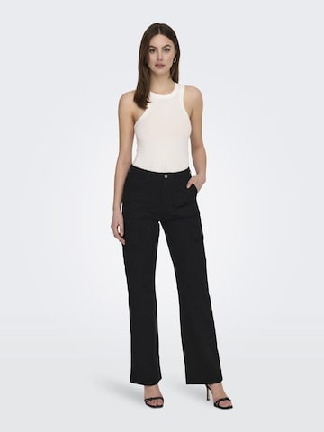 JDY Wide leg Cargo Pants in Black