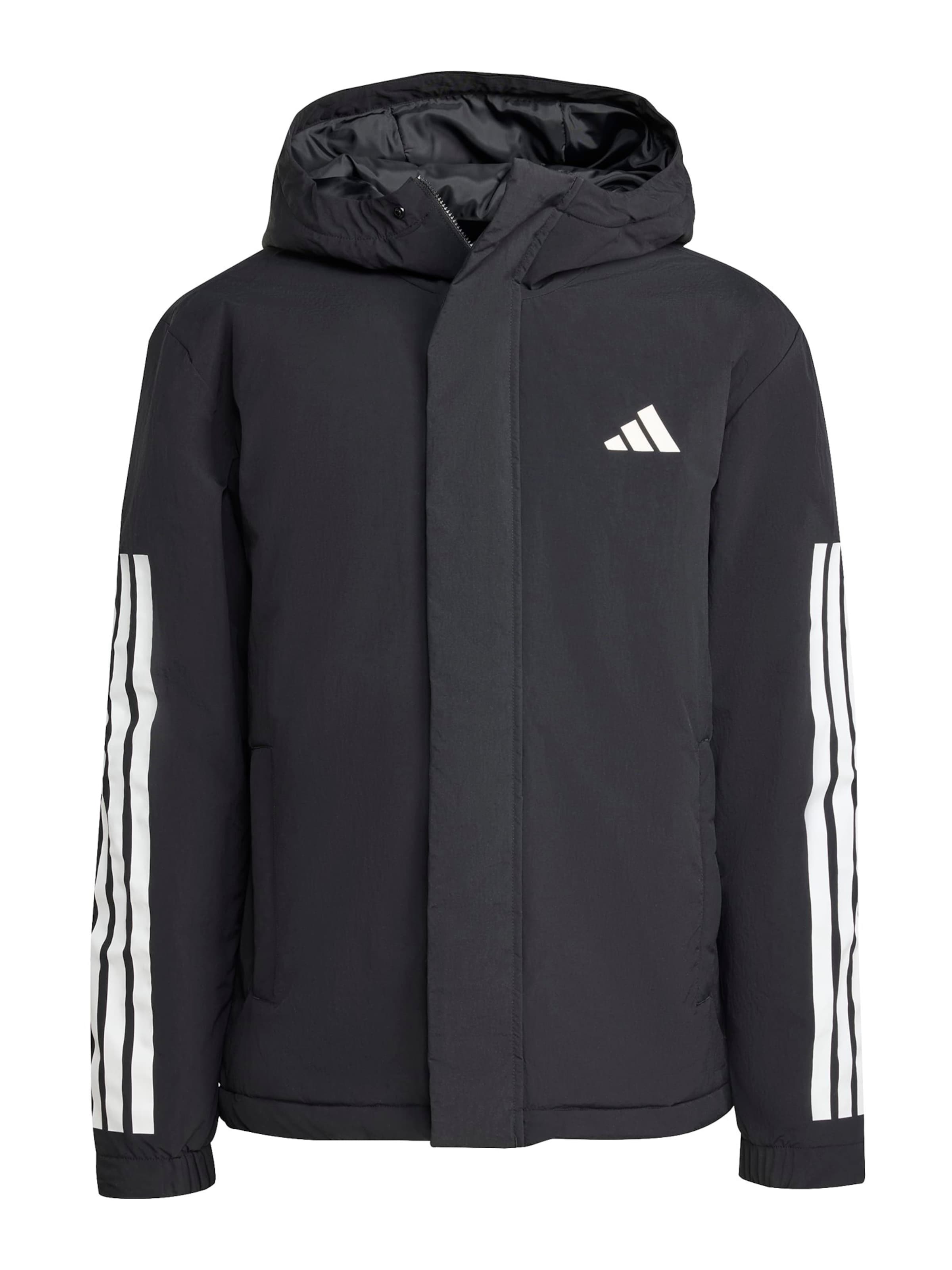 ADIDAS SPORTSWEAR Αθλητικό μπουφάν σε μαύρο: μπροστά