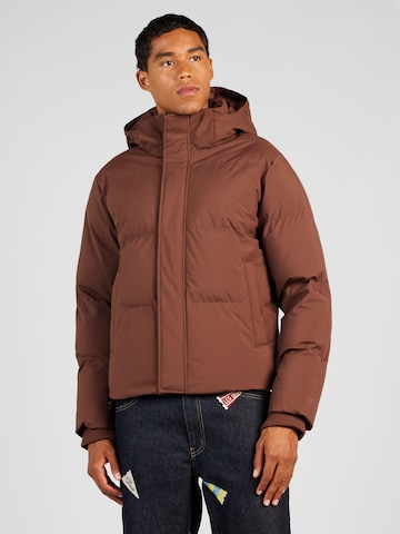 Les Deux Performance Jacket 'Madden' in Brown: front