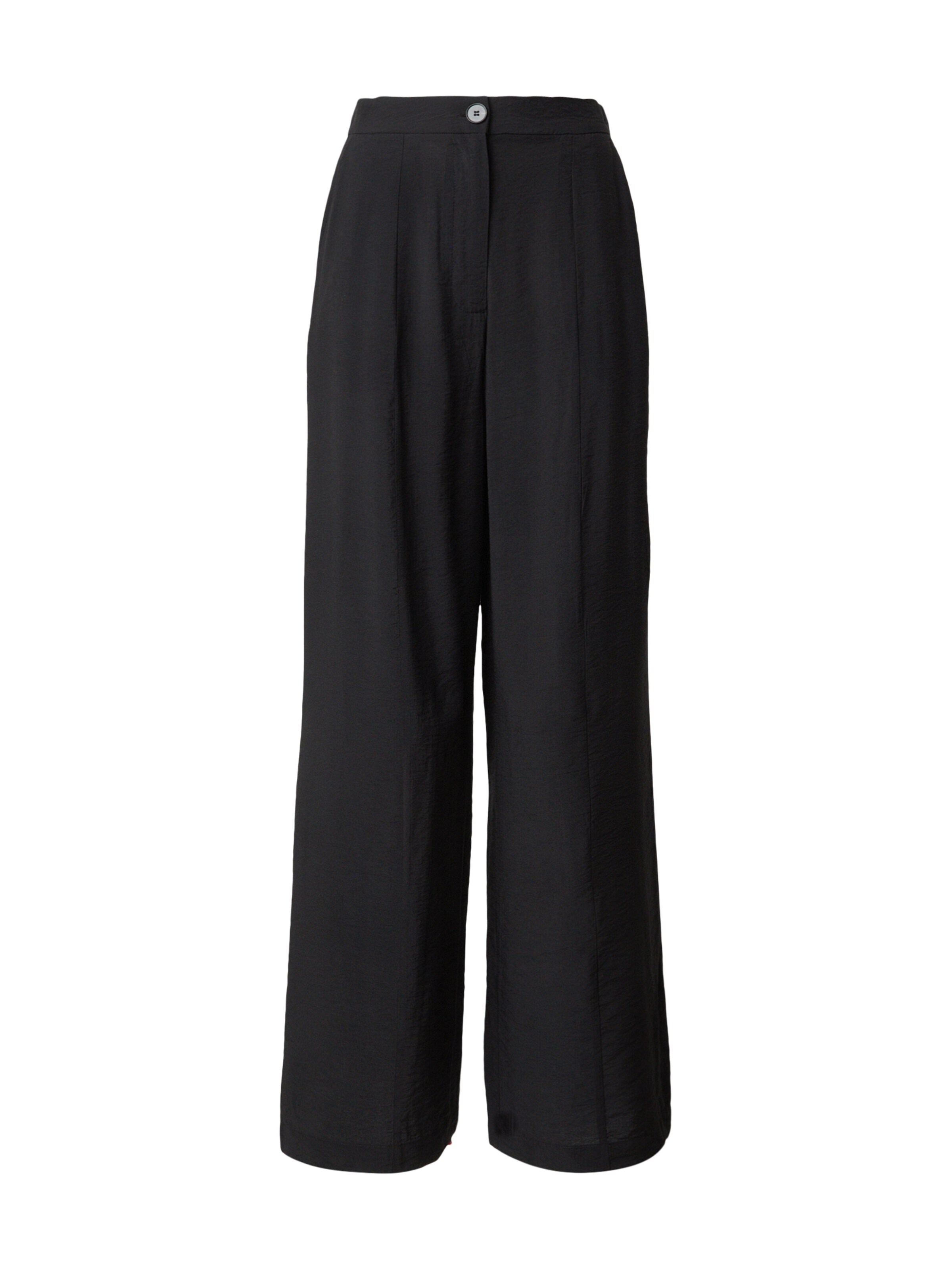 ABOUT YOU Wide leg Trousers 'Camilla' in Black: front
