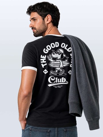 Neverless Shirt 'Good old Days' in Black