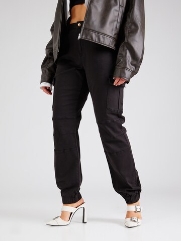ONLY Carmakoma Tapered Cargo jeans 'CARMissouri' in Black: front