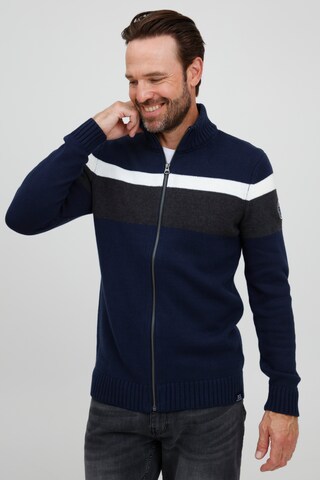 Vestes en maille 'Edvard' FQ1924 en bleu : devant