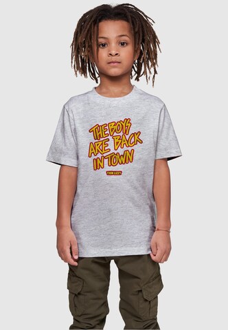 Merchcode T-Shirt 'Thin Lizzy - The Boys Stacked Lettering' in Grau: predná strana