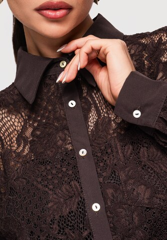 Ombre Blouse 'OW-SH-E0011' in Bruin