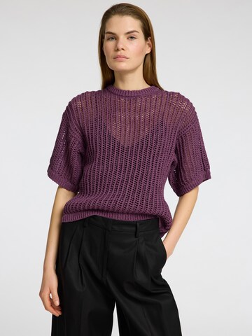 SELECTED FEMME Sweater in Purple: front