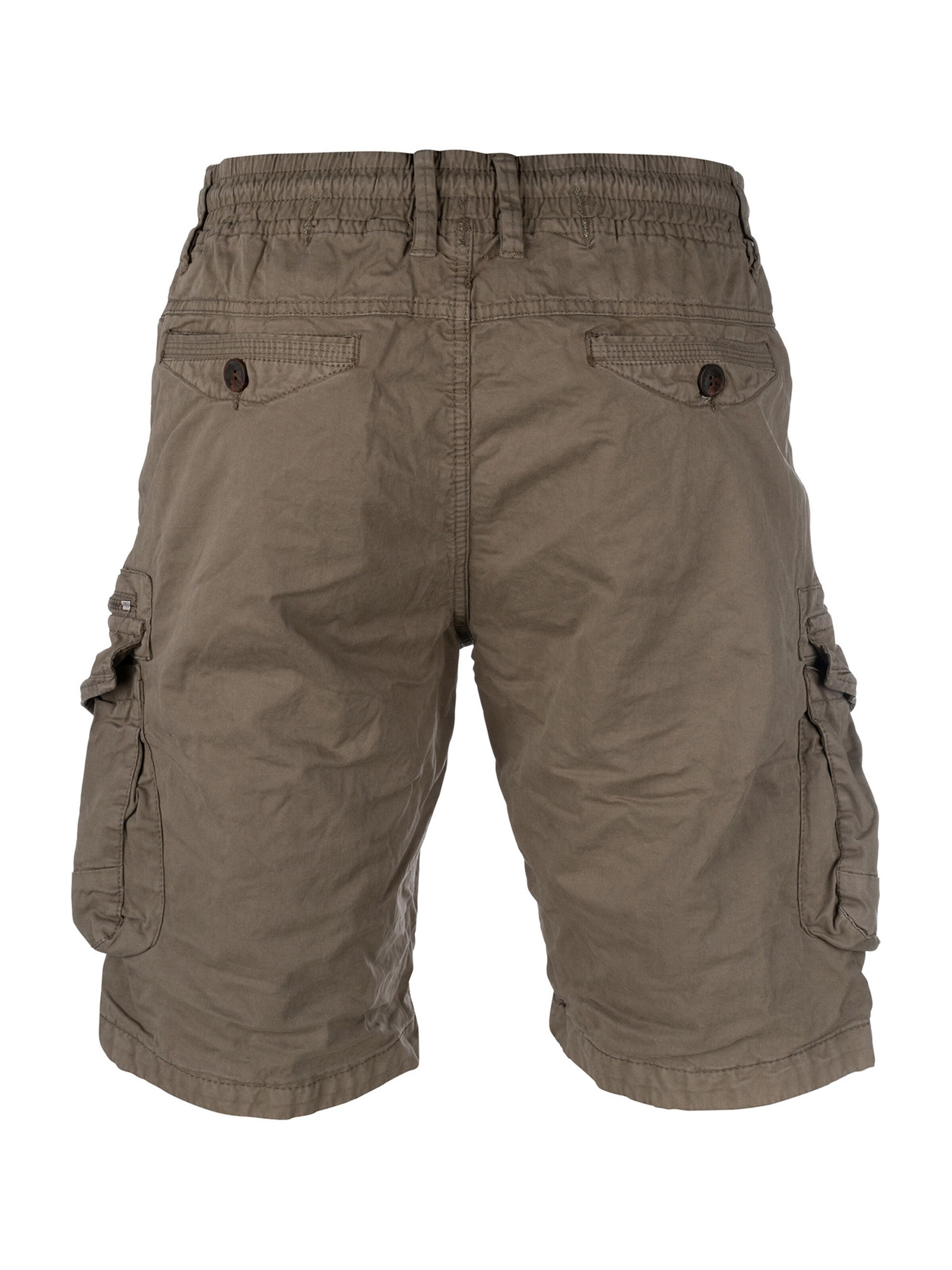 poolman Regular Trousers ' Cargoshorts Streetgear Cargo ' in Green