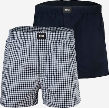 BOSS - Calzoncillo boxer 'Peach' en azul: frente