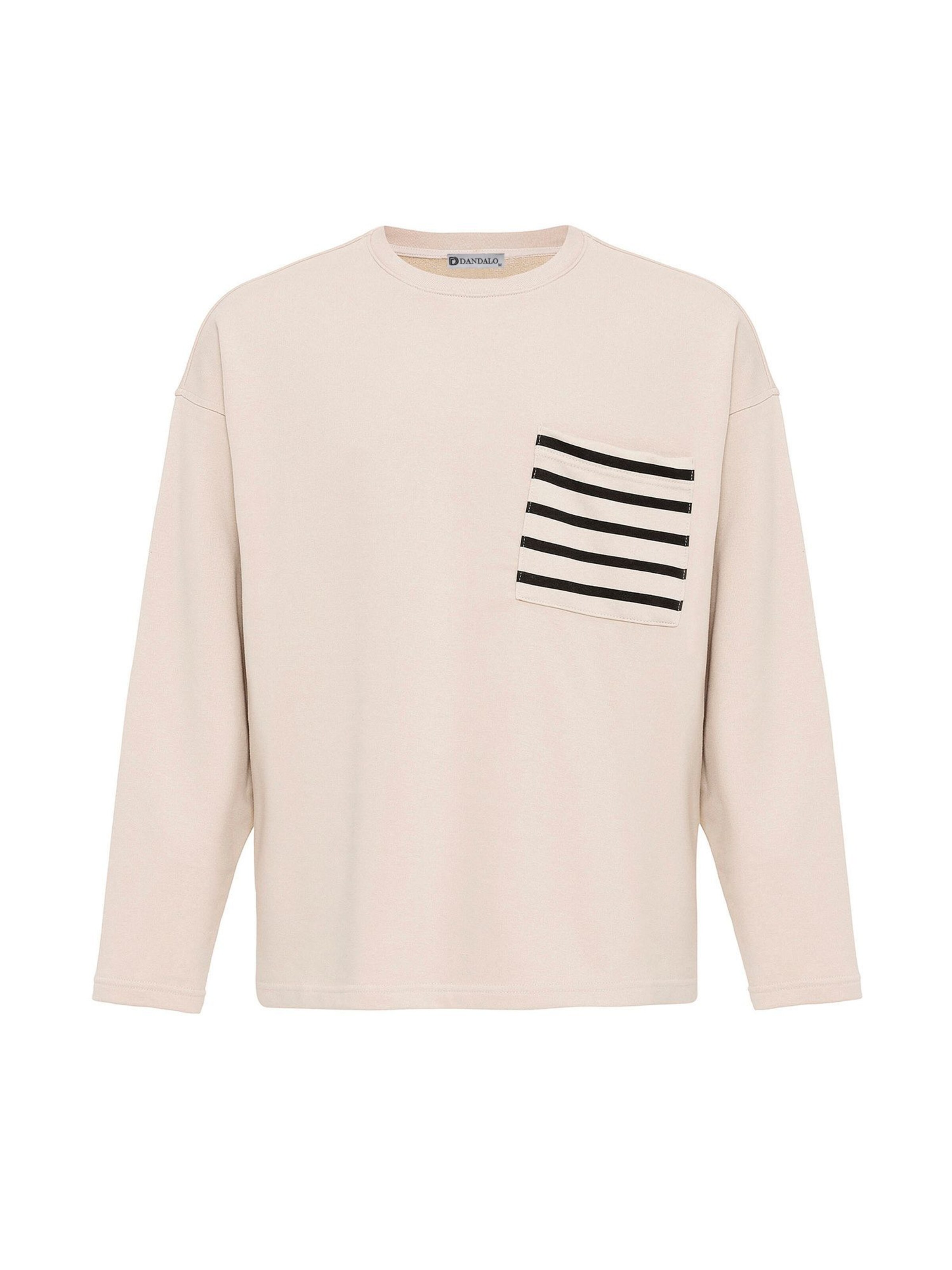 Dandalo Sweatshirt in Grau: Vorderseite