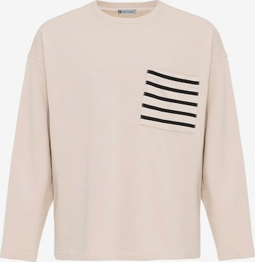 Sweat-shirt Dandalo en gris : devant