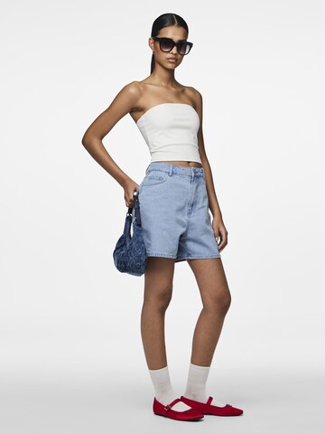 PIECES Baggy Jeans 'PCAbbi' in Blauw
