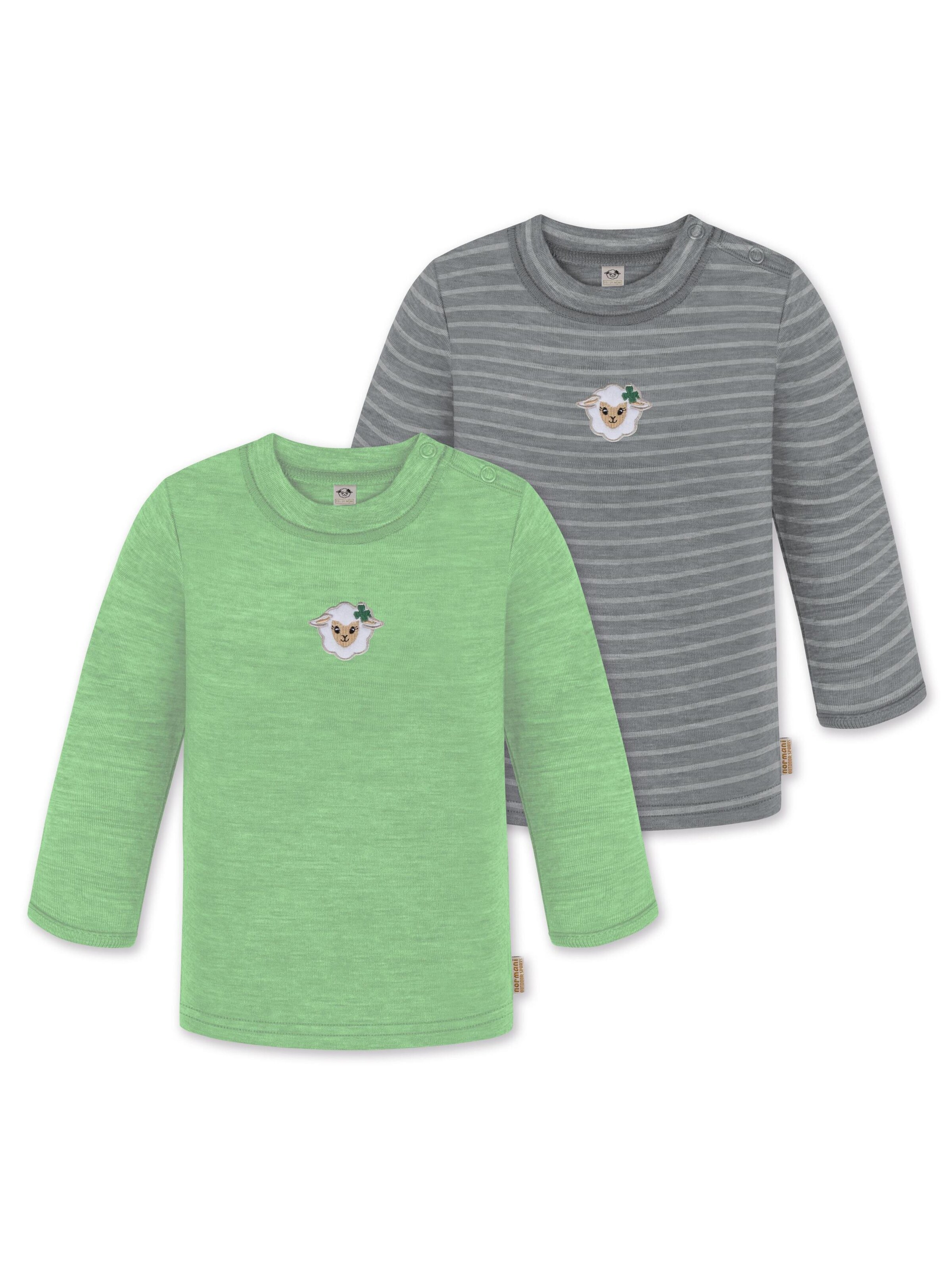 T-Shirt 'Taupo' normani en gris : devant