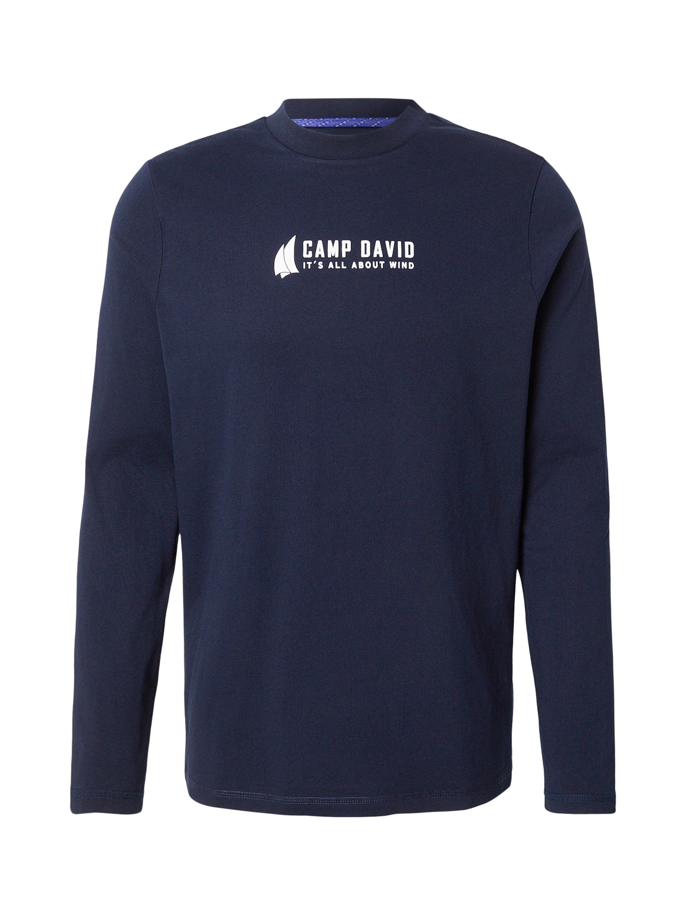 CAMP DAVID Μπλουζάκι σε μπλε: μπροστά