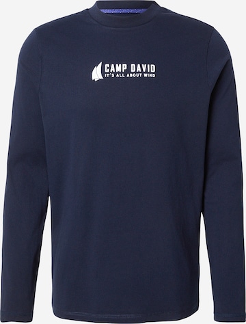 CAMP DAVID Paita värissä sininen: etupuoli