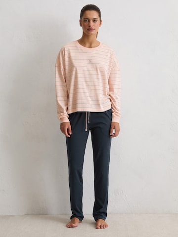 Marc O'Polo - Pijama ' Mix N Match Cotton ' en azul: frente