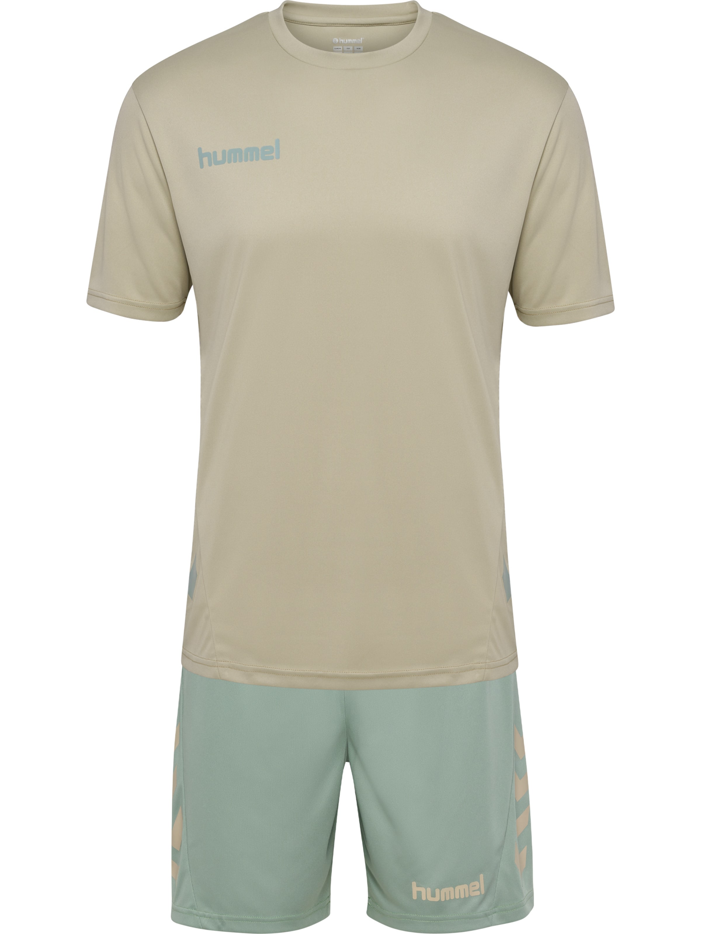 Hummel Trainingspak in Groen: voorkant