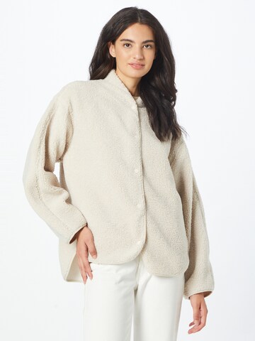 InWear Fleecejacka 'Juna' i beige: framsida