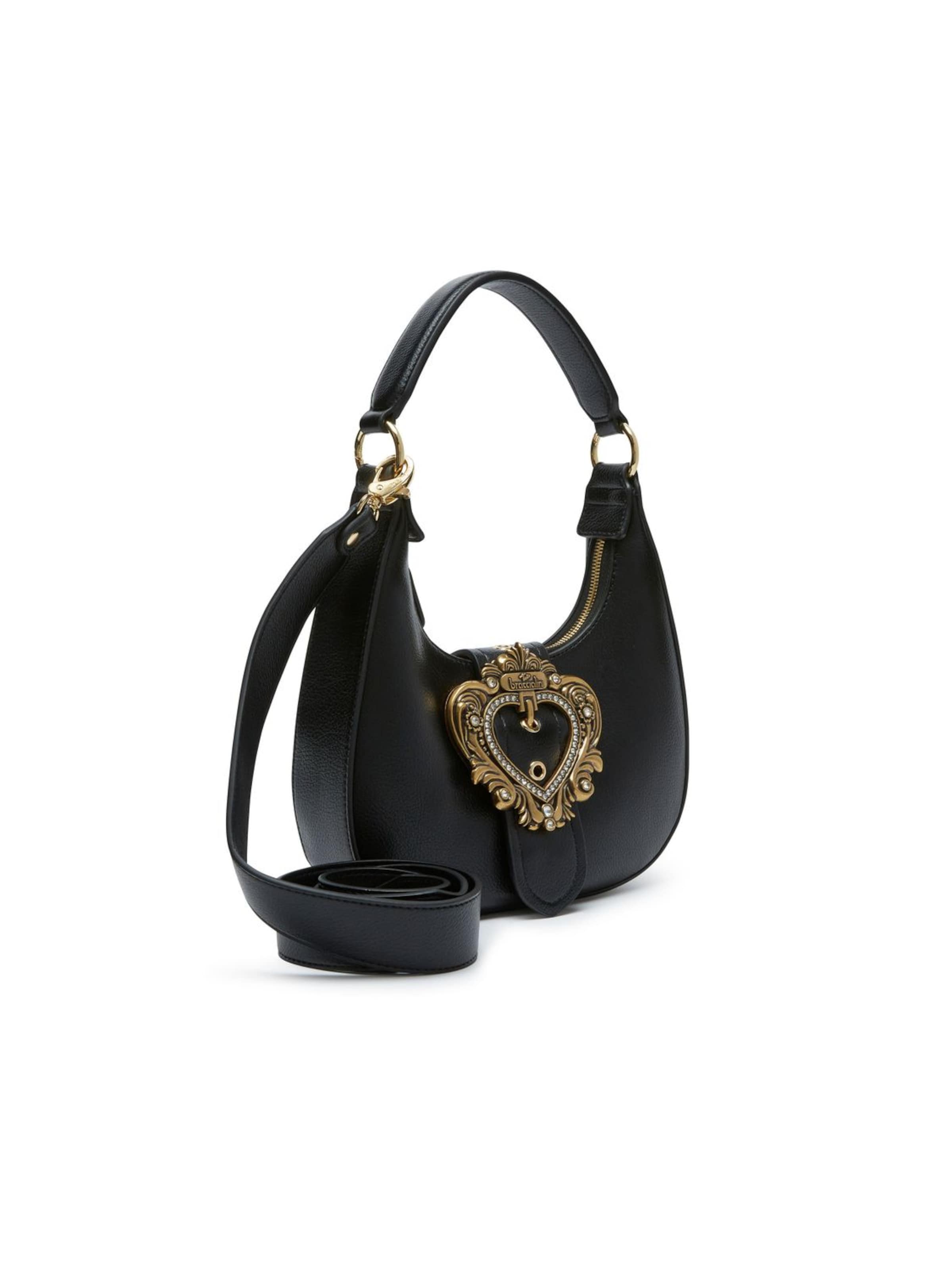 Braccialini Schultertasche 'Baroque'‌‌‌‌‌‌‌ in Schwarz