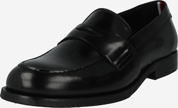 TOMMY HILFIGERSlip On cipele - crna boja: prednji dio