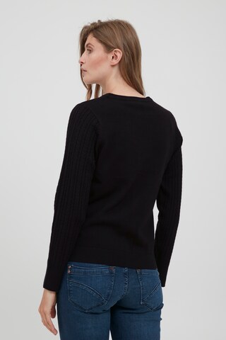 Cardigan 'FRBELIVE' Fransa en noir