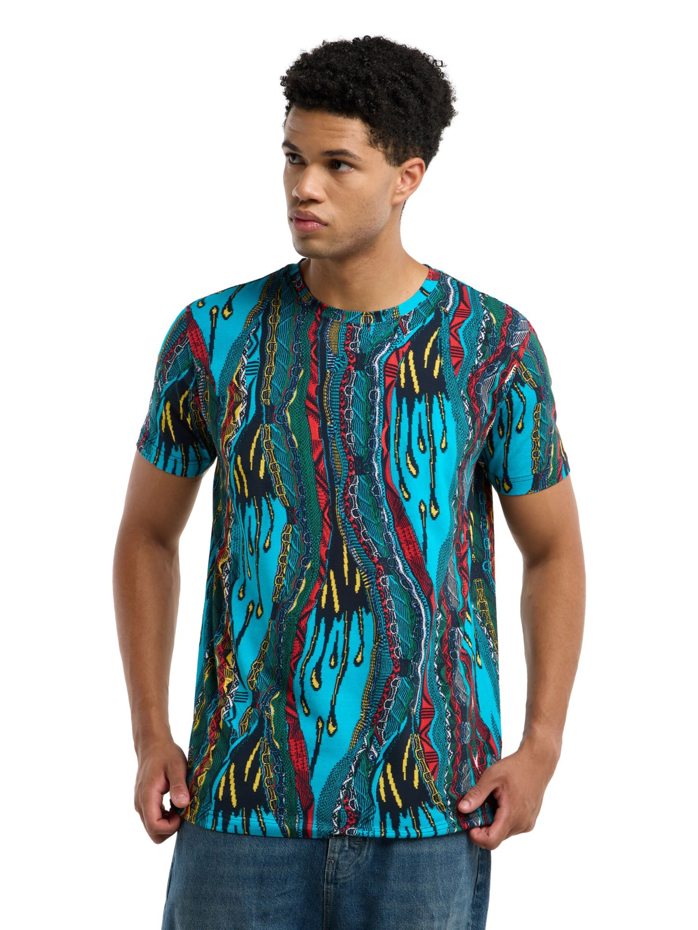 T-Shirt 'Erroi ' Carlo Colucci en vert : devant