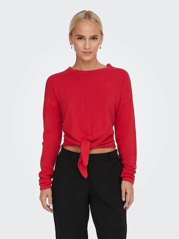 Pull-over 'Amalia' ONLY en rouge : devant