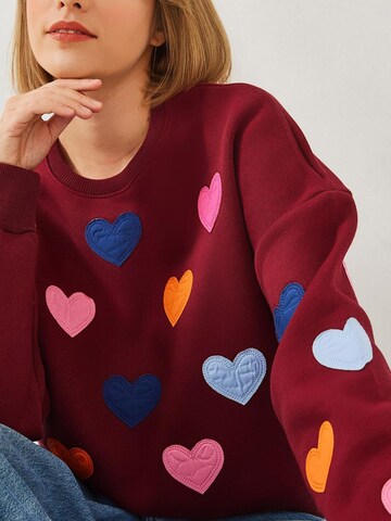 Bianco Lucci - Sweatshirt em vermelho