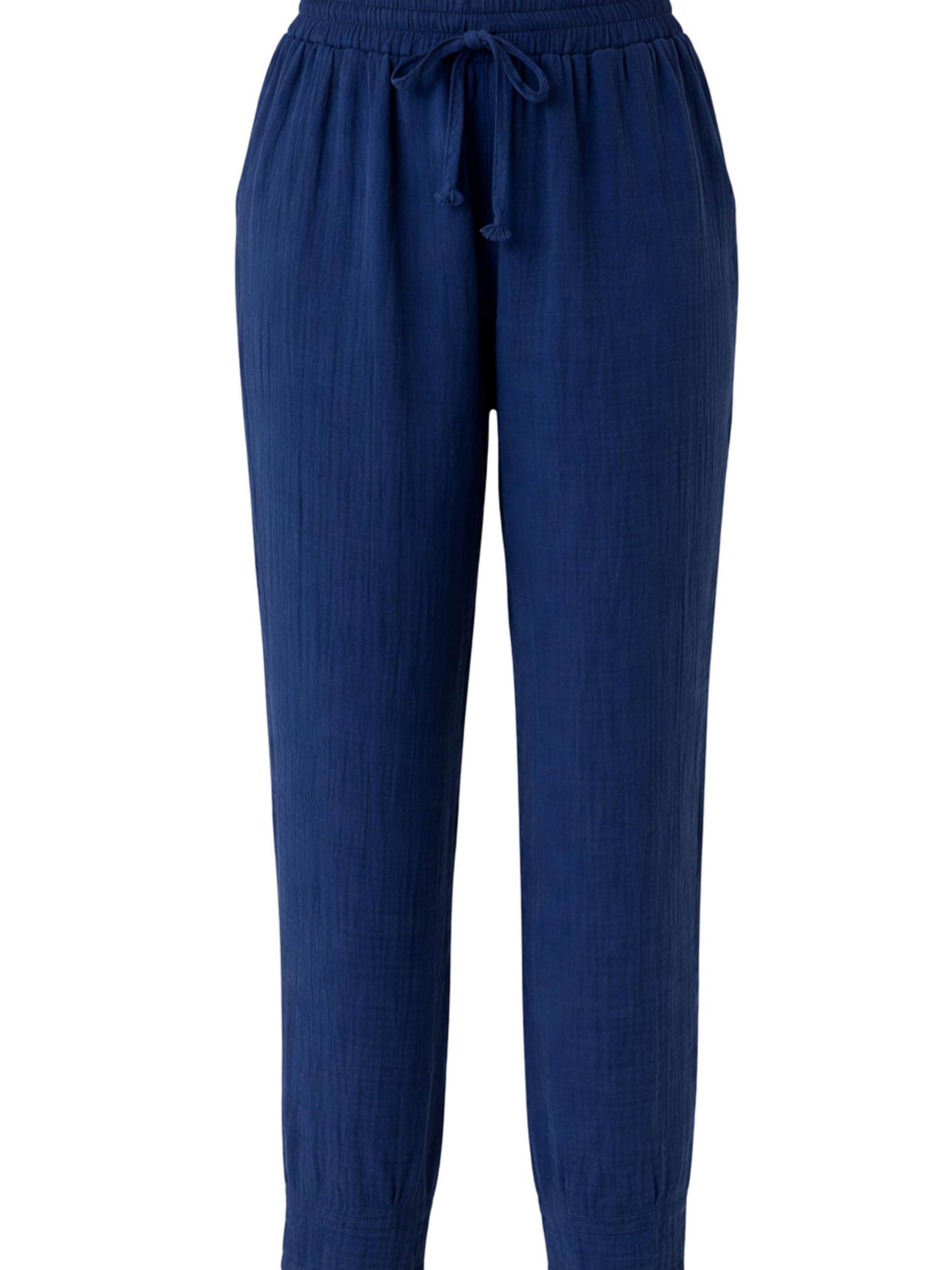 WENOR Wide Leg Hose 'Eluna'‌‌‌ in Blau
