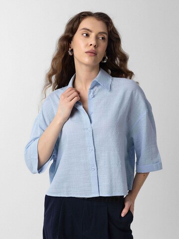 Camicia da donna 'Jasmin' di Antioch in blu: frontale
