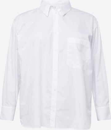 Camicia da donna di River Island Plus in bianco: frontale