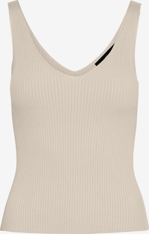 VERO MODA - Top de punto 'Glory' en beige: frente