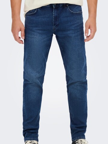Only & Sons Regular Jeans 'Weft' in Blau