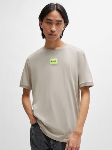 T-Shirt 'Diragolino212' HUGO en gris