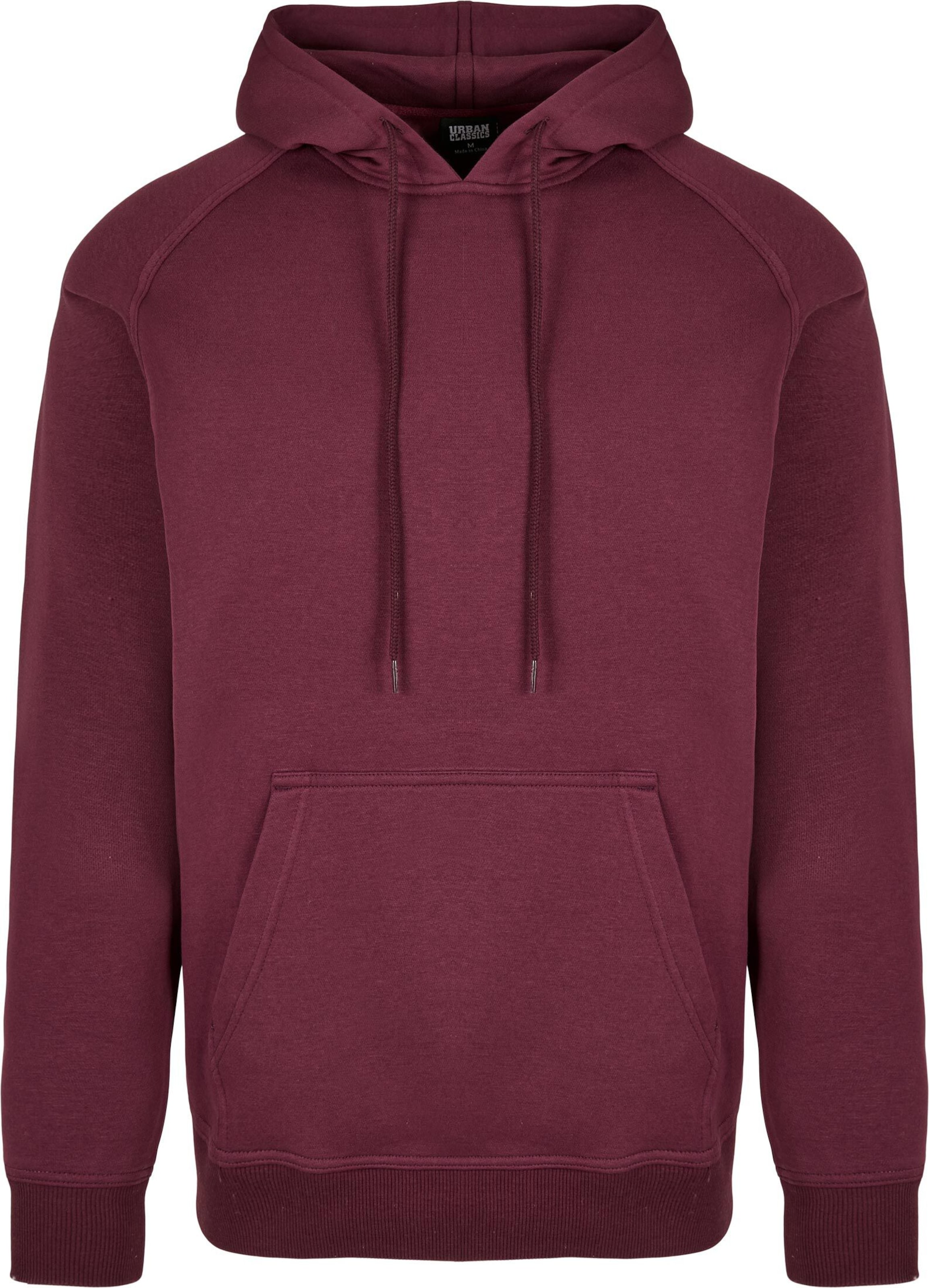 Urban Classics Sweatshirt in Red: front