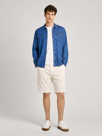 Pepe Jeans Regular fit Overhemd in Blauw