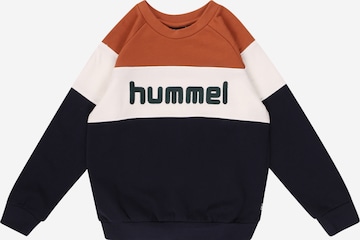 Hummel Sweatshirt in Bruin: voorkant