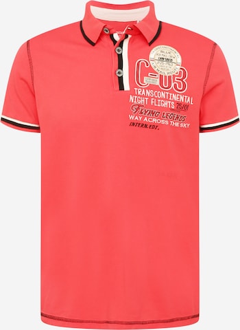 CAMP DAVID Poloshirt in Rot: predná strana