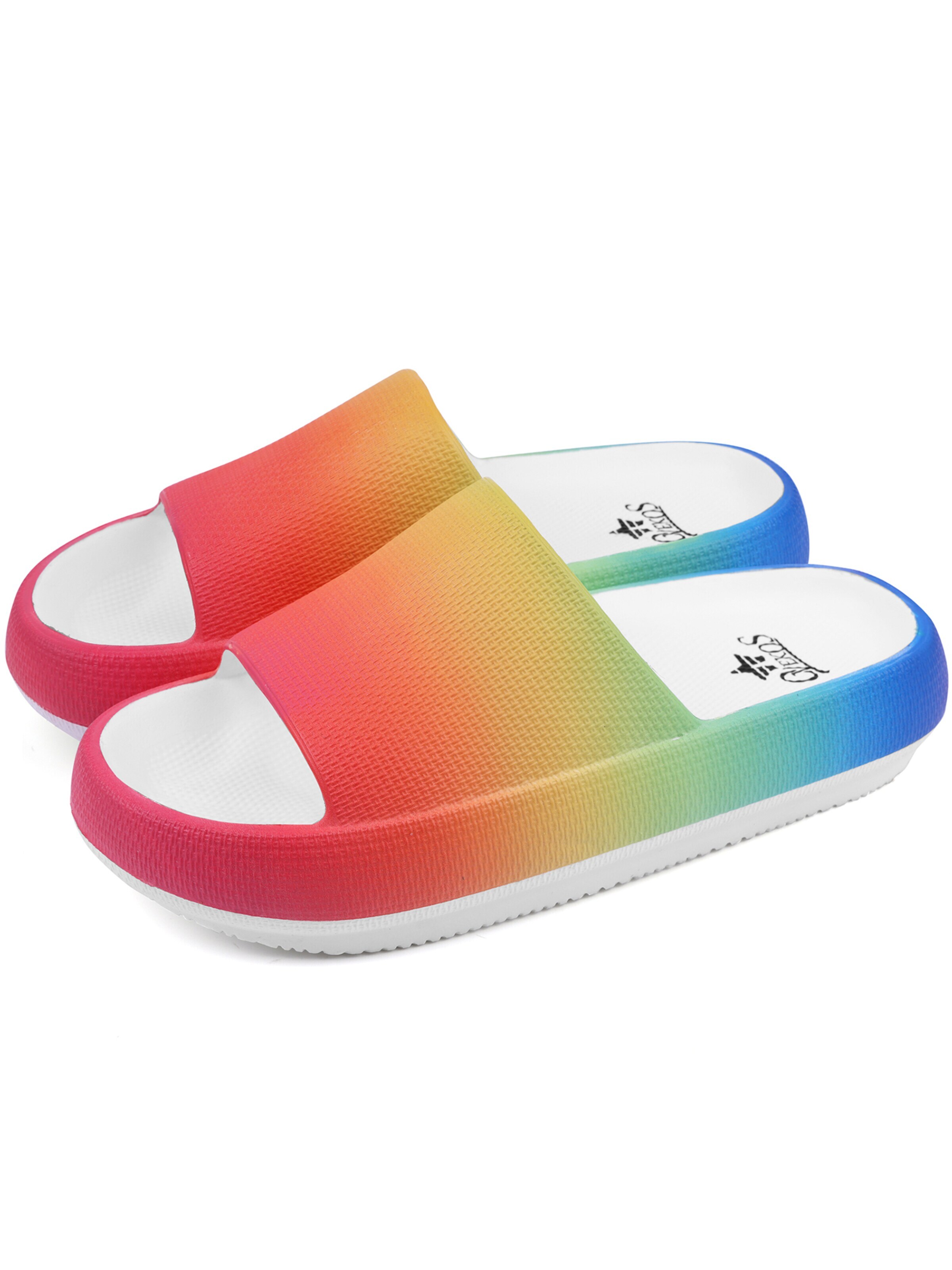 Youecci Slippers 'printed slippers' in Mixed colors