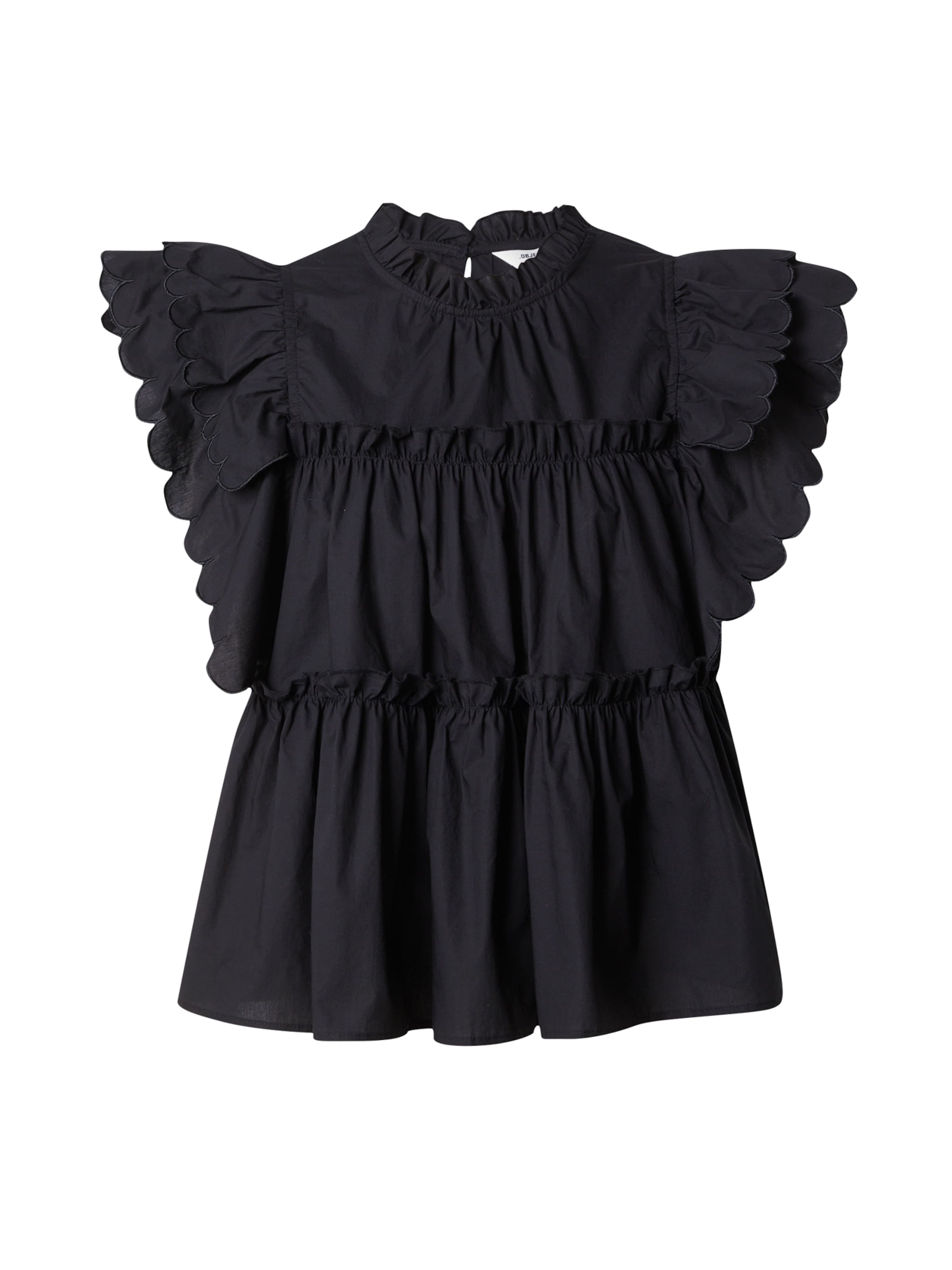 Camicia da donna 'OBJHOPE' di OBJECT in nero: frontale