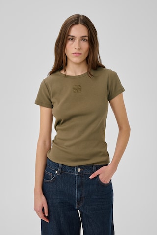 My Essential Wardrobe Shirt in Green: front