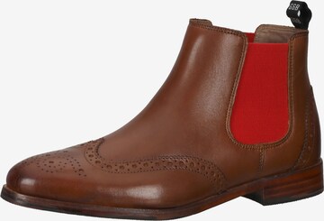 Gordon & Bros Chelsea boots in Bruin: voorkant