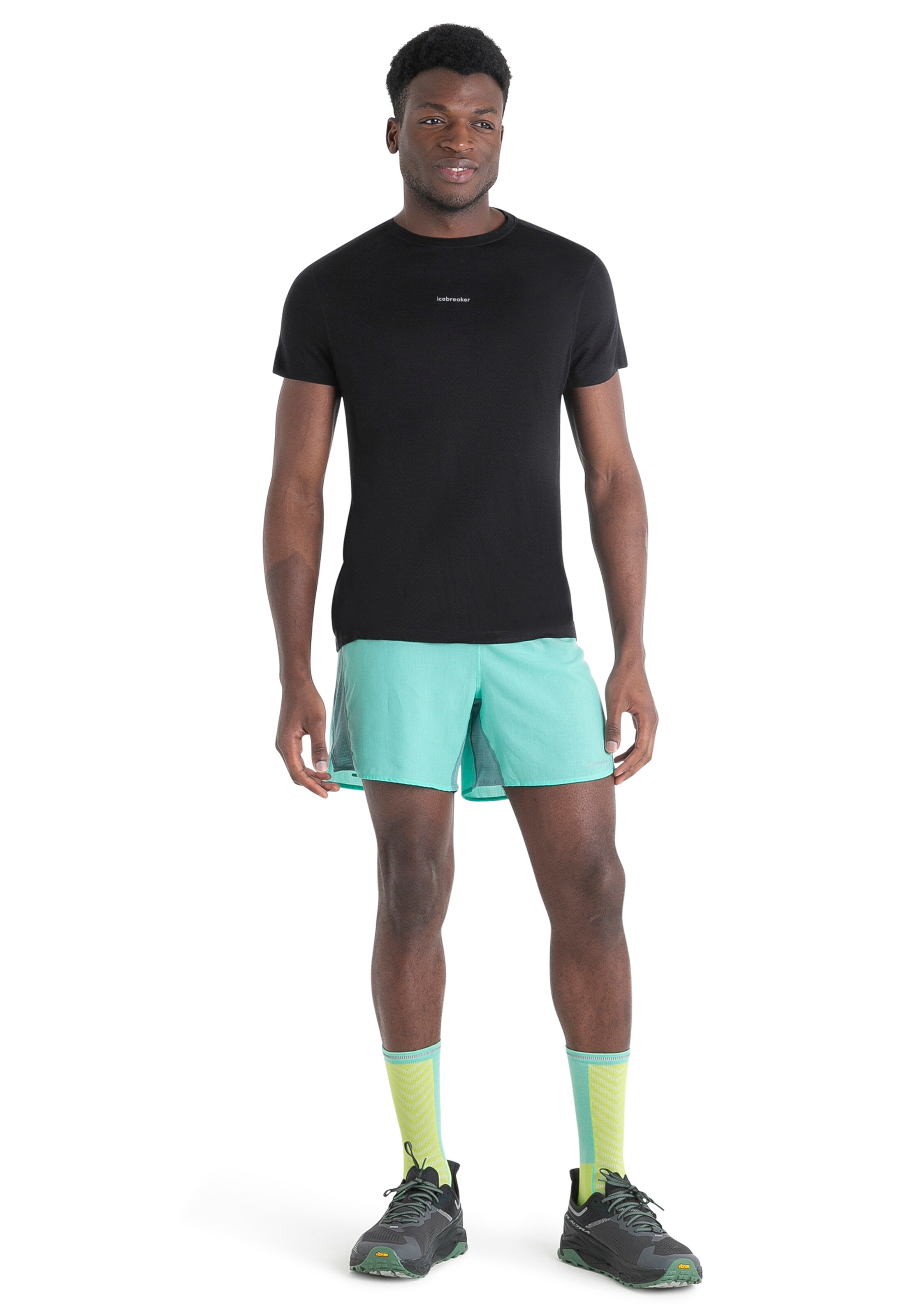 ICEBREAKER Λειτουργικό μπλουζάκι 'Cool-Lite Speed' σε μαύρο